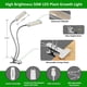 thumbnail image 4 of Lámpara de cultivo de plantas, 100 LED de espectro completo, ajustable a 5 niveles con temporizador automático / 3 h / 6 h / 12 h, 4 of 5