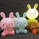 thumbnail image 4 of Injueey Tres colores de luz LED de noche para regalo de ambiente pacífico ABS Rabbit LED Night Night Lights Iluminación y accesorios 55003B azul, 4 of 6