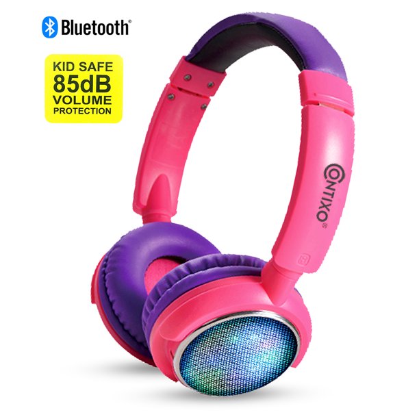 Contixo Kids Safe Stereo Bluetooth Headphones with Volume Limiter Built