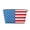 Gold, variant on America Flag Purse Organizer Handbags Totes Leather Zipper Printing Bag For Women Travel Toiletry Bag