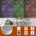 thumbnail image 4 of GZXS Display Cabinet with 2 Glass Doors and LED Lights, 4-Tier Tempered Glass Curio Collection Showcase w/ Rolling Wheels, White, 32.09"L x 14.37"W x 64.25"H, 4 of 8