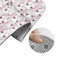 thumbnail image 5 of Yiaed Cute Rabbit Print Bathroom Mat Set 2 Pieces Mat Anti-Skid Pad Ultra Soft and Absorbent Bathroom Bath Mat Contour Bath Rugs for Toilet Base, 5 of 6