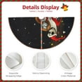 thumbnail image 3 of Goofa The Nightmare Before Christmas Pattern Christmas Tree Skirt with Ties, Christmas Tree Decorations, Farmhouse Christmas Decor Xmas Holiday Decorations-30", 3 of 6
