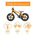 thumbnail image 5 of Chillafish BMXie 2 Lightweight Balance Bike with Integrated Footrest and Footbrake for Kids 2-5 Years, 12 Inch Airless RubberSkin Tires, Adjustable Seat, 5 of 11