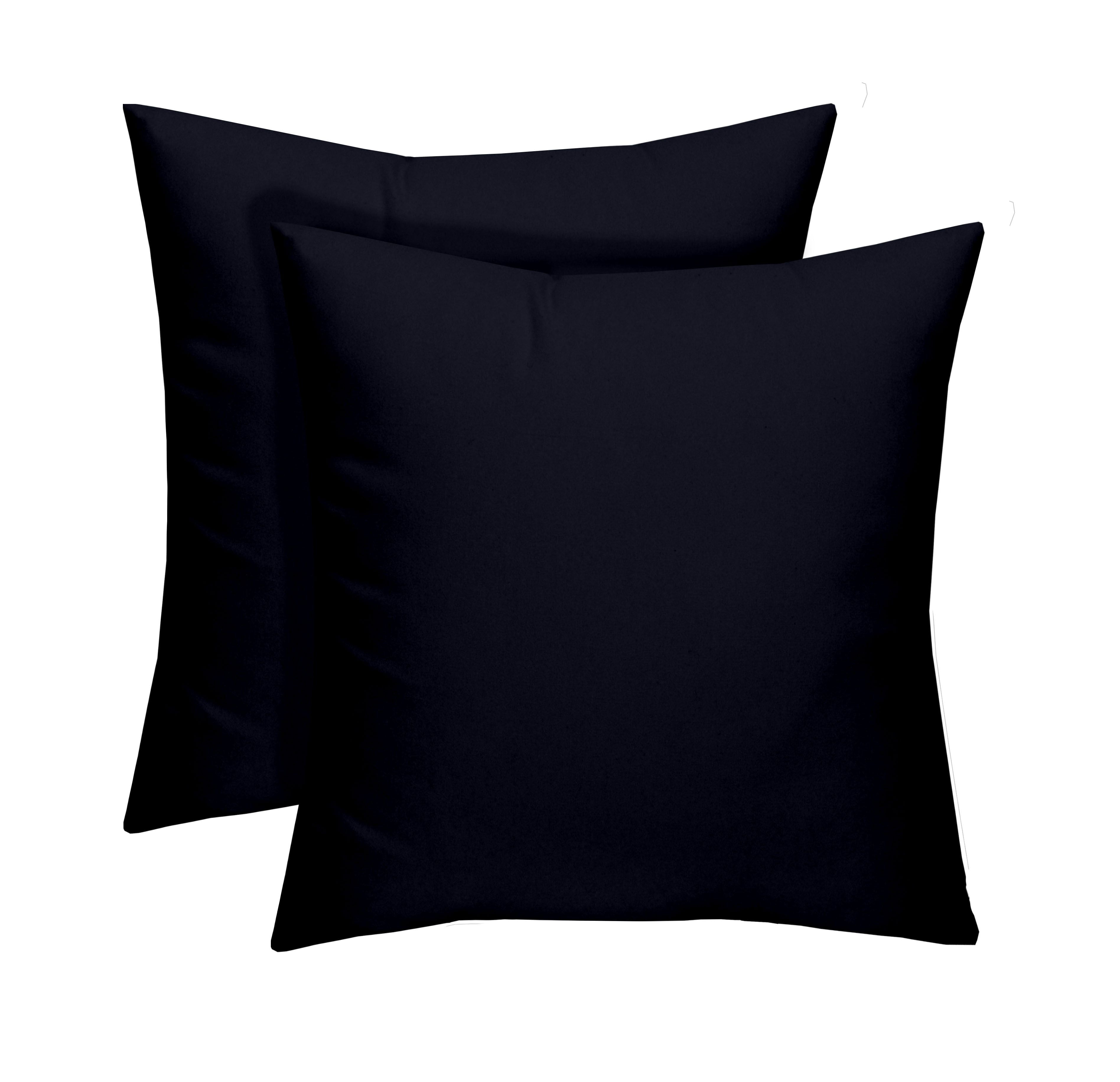 RSH Décor Indoor Outdoor Set of 2 Pillows 17" x 17", Navy Blue