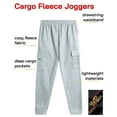 thumbnail image 2 of Quad Seven Boys Sweatpants - 2 Pack Fleece Athletic Boys Joggers and Cargo Pants (Sizes:8-18), 2 of 7
