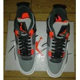 thumbnail image 2 of A i r-Jor-dan 4 Retro Dark Grey/Infrared 23-Black DH6927-061 Men's Size 12, 2 of 6