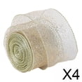 thumbnail image 1 of 4 Cintas Navideñas De Raso Para Proyectos De Manualidades, Decoración De Coronas, Envoltura De Regalos, Estilo B, 1 of 10