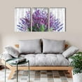 thumbnail image 6 of Purple Wall Decor Rustic Lavender Wall Art Purple Bathroom Bedroom Pictures Farmhouse Flower Painting for Living Room Vintage Lilac Floral Posters Canvas Prints Kitchen Home Decorations 12x16" 3 Piece, 6 of 6
