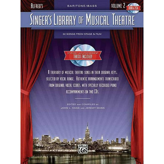 Singer's Library of Musical Theatre Singer's Library of Musical Theatre, Vol 2: Baritone/Bass Voice, Book & 2 CDs, Book 2, (Paperback)