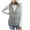 Gray Jacket for Women, variant on safuny Women's Lightweight Elegant Padded Hoodie Vest Jacket Sleeveless Zipper-Up Holiday Solid Color Trendy Outwear Fall Casual Relaxed Warm White M