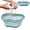 Blue, variant on Bxaolu Collapsible Storage Bin, Wash Basin Folding Dish Tub Sink, Multipurpose Space-Saving Washbasin Lightweight Portable Basin, Collapsible Basin for Camping Sink and RV Sinks (1Pack, Gray)