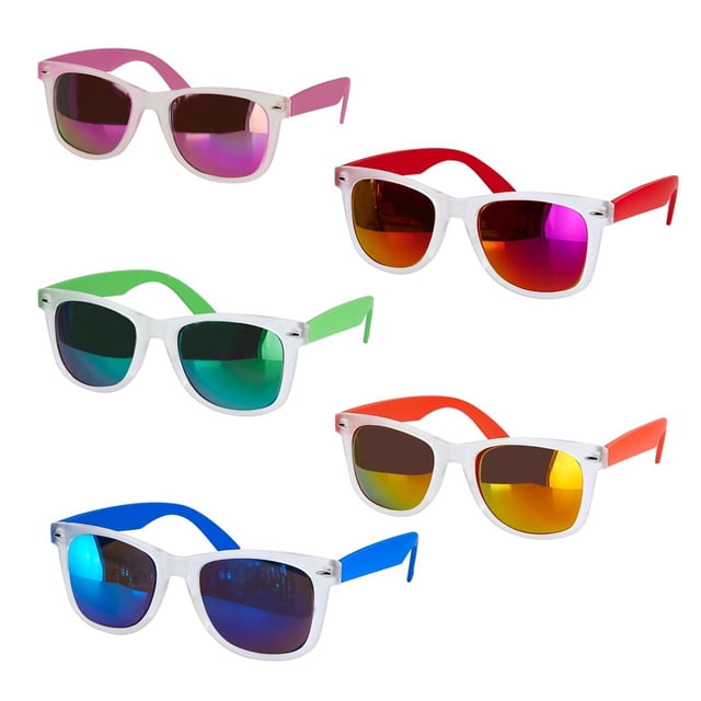 Paquete 200 piezas Lentes es con efecto tornasol verde 14.9 x 5.5 x 14