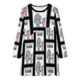 thumbnail image 3 of Couple together Long Sleeved Dress summer dresses womens womens clothing, 3 of 4