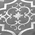 thumbnail image 3 of AMERTEER Tree Skirt Christmas Under Tree Foot Mat Snowflake Decoration Polyester Floor Gift Stocking Pad Set, 3 of 7