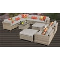thumbnail image 3 of Monterey Wicker 13 Piece Patio Conversation Set with 2 Sets of Cushion Covers, 3 of 5