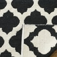 thumbnail image 4 of SAFAVIEH Montauk Proinsias Geometric Cotton Area Rug, Black/Ivory, 5' x 8', 4 of 6