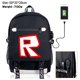 thumbnail image 1 of Virtual World ROBLOX mochila para estudiantes con carga USB para hombres y mujeres, bolsa informal para computadora, bolsa de viaje, juguetes para niños, regalos, 1 of 3
