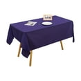thumbnail image 5 of 1Pc Disposable Tablecloth, Thickened Peva Rectangular Tablecloth In Navy Blue, For Parties, Picnics, Weddings, Daily Use, 5 of 5
