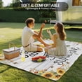 thumbnail image 4 of Sunflowers Outdoor Rug for Patio/Deck/Porch, Non-Slip Large Area Rug 6 x 9 Ft, Farmhosue You Are My Sunshine Wooden Grain Indoor Outdoor Rugs Washable Area Rugs, Reversible Camping Rug Carpet Runner, 4 of 8