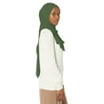 thumbnail image 2 of Hunter Green, Hijab, Green Shawl, Green Scarf, Hijab For Women, 2 of 4