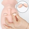 thumbnail image 2 of Freer Silicone Mannequin Head Practice False Eyelash Model tech practice head Tool Mannequin head Eye, 2 of 8
