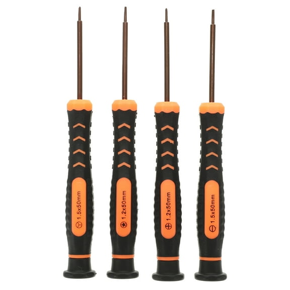 FRCOLOR 4Pcs Precision Screwdriver Set for Jewelers Flat Hand Tool