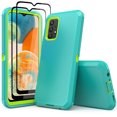 thumbnail image 1 of Rtmgob Samsung Galaxy A23 5g Phone Case with Screen Protector(2 Pack), Dual Layer Heavy Duty Drop Protection Cover for Galaxy A23 5G, Green, 1 of 5