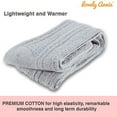 thumbnail image 2 of lovely annie women's 3 pairs fashion thigh high cotton socks j1025 size 6-9(Dark Grey, Grey, Cream), 2 of 4