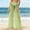 Mint Green, variant on Women's Chiffon Summer Boho Cover up Pants See Through Sun Protection Wide Leg Palazzo Pants High Elastic Waist Flowy Beach Vacation Trousers Gray X-Large