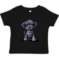 thumbnail image 3 of Inktastic Black Doodle Puppy Boys or Girls Toddler T-Shirt, 3 of 5
