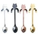 thumbnail image 4 of Yuarrent Cute Cat Design Cat Cuchara de café Cuchara de acero inoxidable Cucharadita de mango largo Cuchara de helado Type4 NO4 Yuarrent JJ15996-02, 4 of 6