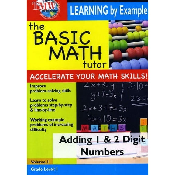 Basic Math Tutor Adding 1 & 2 Digit Numbers