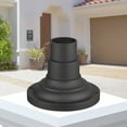 thumbnail image 2 of Livex Lighting 78216 8" Wide Pier Mount Base - Black, 2 of 7