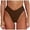 Brown, variant on Women's High Waisted V-Cut Bikini Bottom High Cut Swimsuit Bathing Suit