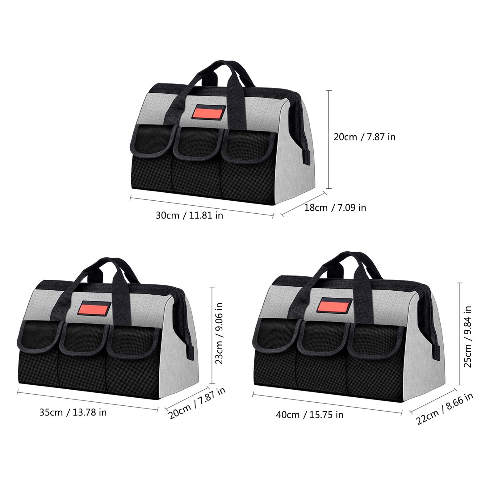 13/16/18inch Oxford Tool Bag Maintenance Storage Bag for Easy Organization Transport Tools Workshops Homes Electrician