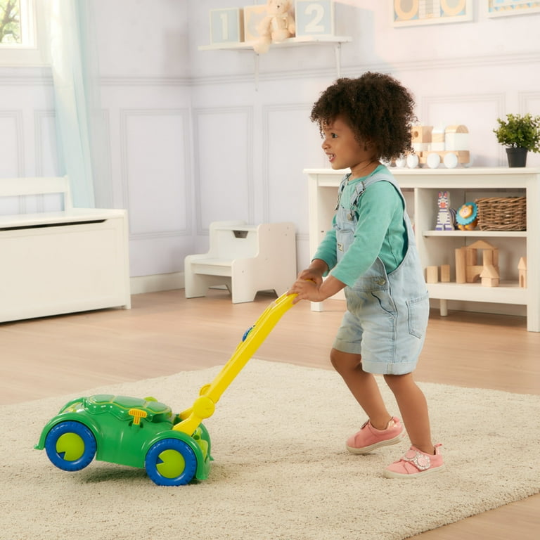 Melissa & Doug Sunny Patch Snappy Turtle Lawn Mower - Pretend Play
