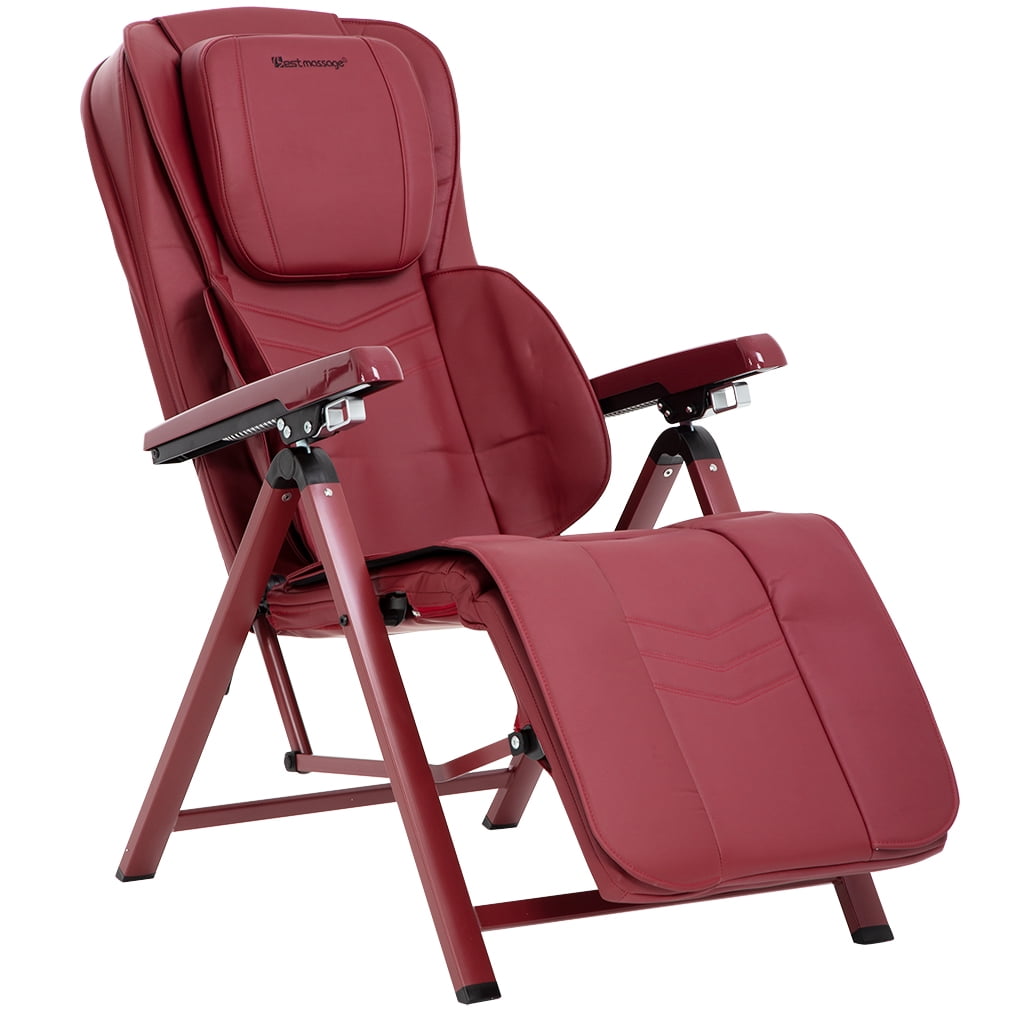 Massage Chair Shiatsu Kneading Folding Portable Adjustable Seat