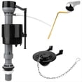 thumbnail image 1 of Universal Toilet Flusher Replacement Kit Toilet Flush Flapper Repair Kit Include Toilet Fill Valve Flapper Handle, 1 of 6