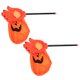 thumbnail image 5 of 2 piezas de bolsas de truco trato de Halloween Palm Candy Pouch Party Favores accesorios divertidos para niños (naranja), 5 of 5
