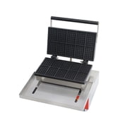 INTBUYING Electric Rectangle Waffle Maker Nonstick Belgian Baker