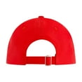 thumbnail image 4 of Disney Mickey Mouse Dad Hat, Cotton Adjustable Unisex Baseball Cap, Red, One Size, 4 of 5
