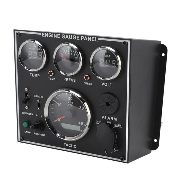 Boat Engine Gauges,Engine Gauge Panel Water Engine Gauge Panel Digital
