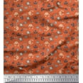 thumbnail image 1 of Soimoi Cotton Duck Fabric Anchor Hook,Crab & Starfish Ocean Fabric Prints by Yard 42 Inch Wide, 1 of 1