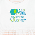 thumbnail image 4 of Inktastic My Safta Loves Me Cute Elephants Girls Baby Dress, 4 of 5