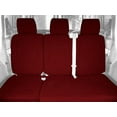 thumbnail image 2 of CalTrend Rear 60/40 Split Back & Solid Cushion Faux Leather Seat Covers for 2000-2002 Saturn SL2 - ST352-02LX Red Insert and Trim, 2 of 3