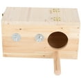 thumbnail image 1 of Wood Bird Nesting Cage, Strong Bird House, Bird Breeding Box, Durable For Winter Convenient To Clean Birds, 1 of 8