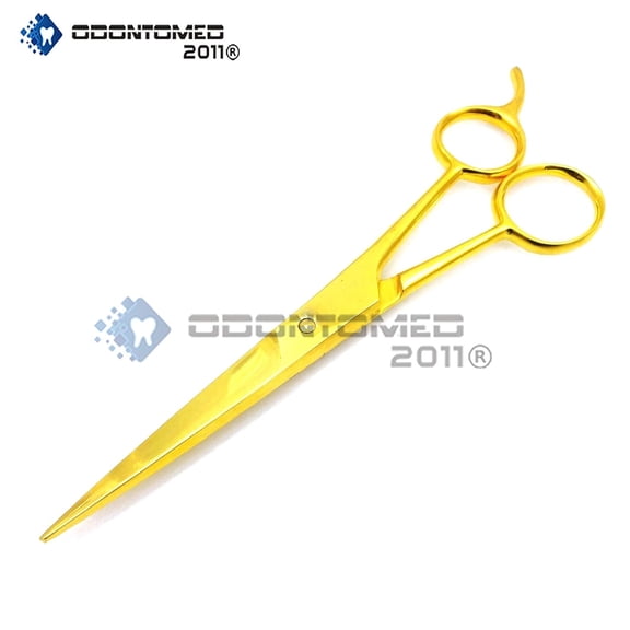 OdontoMed2011® PROFESSIONAL BARBER HAIR DRESSING SCISSORS 6.5" HAIR CUTTING SCISSORS/BARBER SHEARS STAINLESS STEEL GOLD PLATED ODM