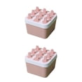 thumbnail image 1 of Dispositivo de fabricación de moldes para paletas de hielo Ounissouiy 2piezas Rosa, 1 of 6