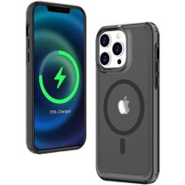 Magnetic Case for iPhone 15 Pro Max Phone Case Compatible with MagSafe Shockproof Protection Slim Translucent Matte Cover for iPhone 15 Pro Max 6.7" - Black B